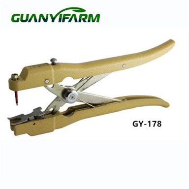 Pince pour étiquettes d'oreille de marquage d'animaux