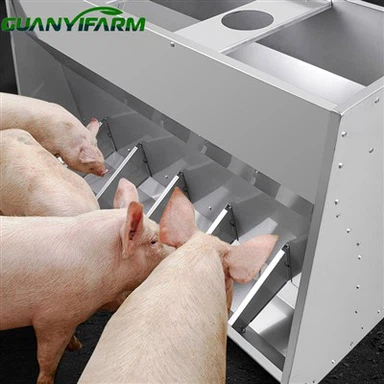 Mangeoire en acier inoxydable